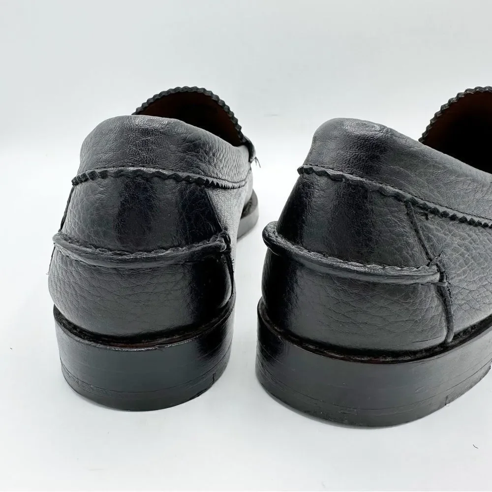 Brooks‎ Brothers x Allen Edmonds Black Leather Penny Loafers 10.5 D